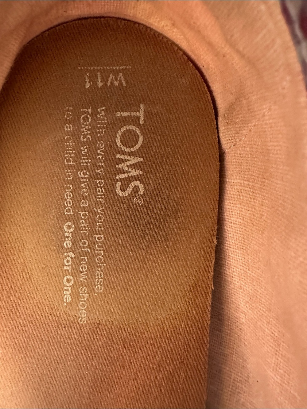 Toms Floral Canvas Slip-Ons in Pink and Green - Picture 3 of 4
